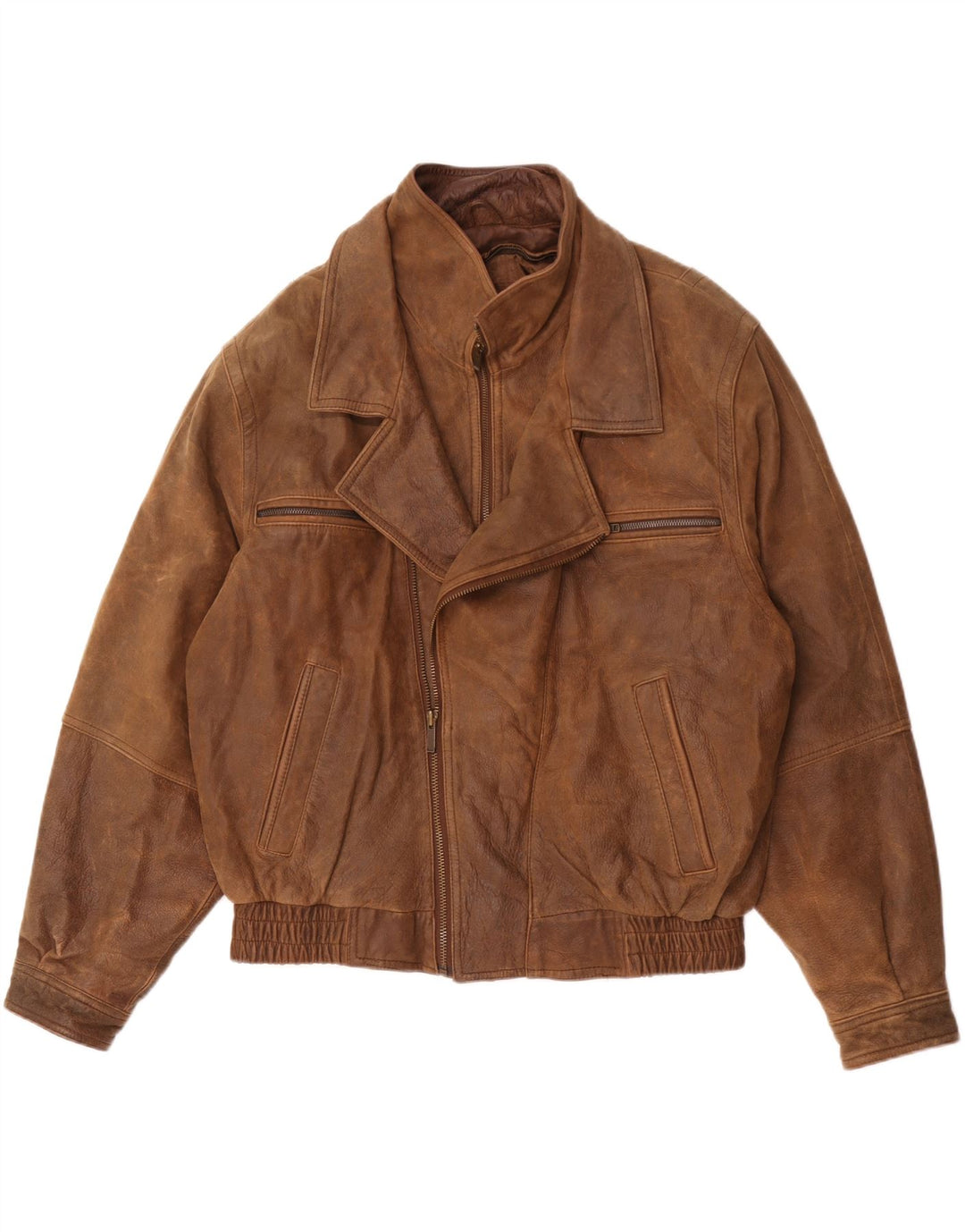 Wilsons Chaqueta de cuero para hombre UK 40 Large Cuero marrón
