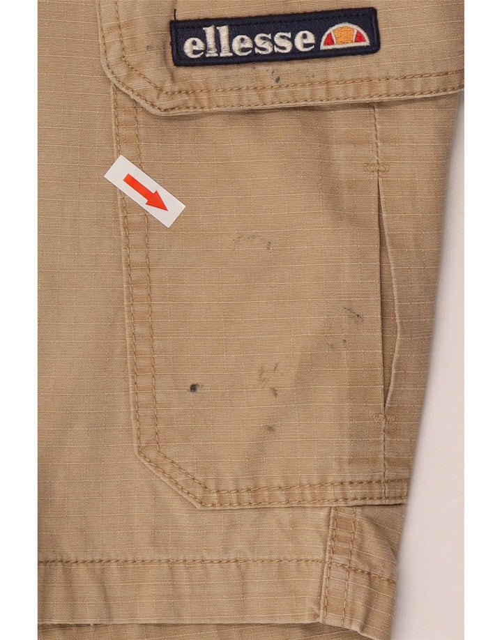 Ellesse Mens Cargo Shorts Grande W34 Beige