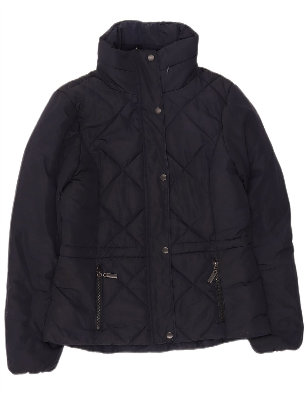 Marks & Spencer Chaqueta acolchada acolchada para mujer UK 10 Small Azul marino