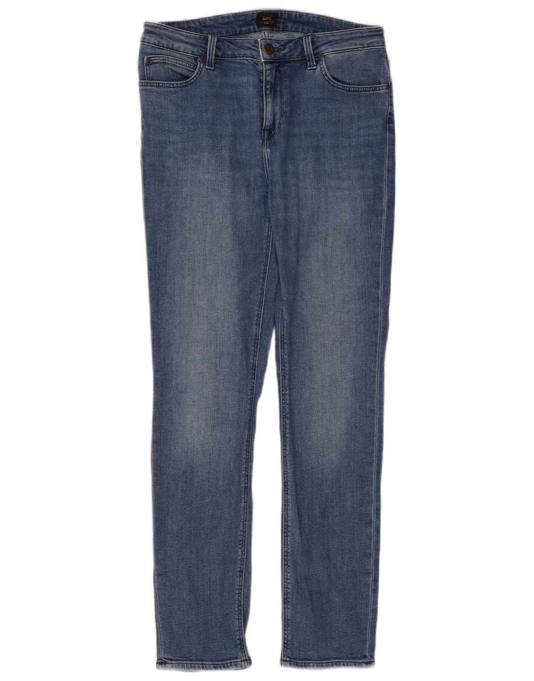 Vaqueros Lee Elly Slim W30 L31 Algodón Azul Mujer
