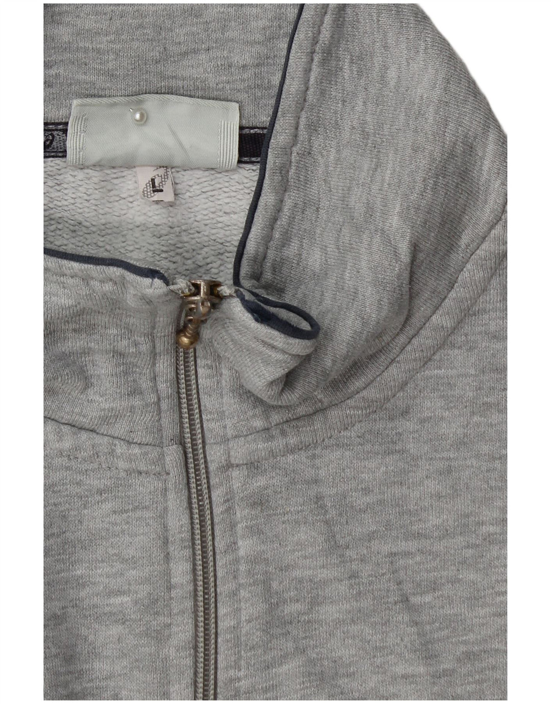 ASICS Chaqueta de chándal para hombre, talla grande, gris moteado