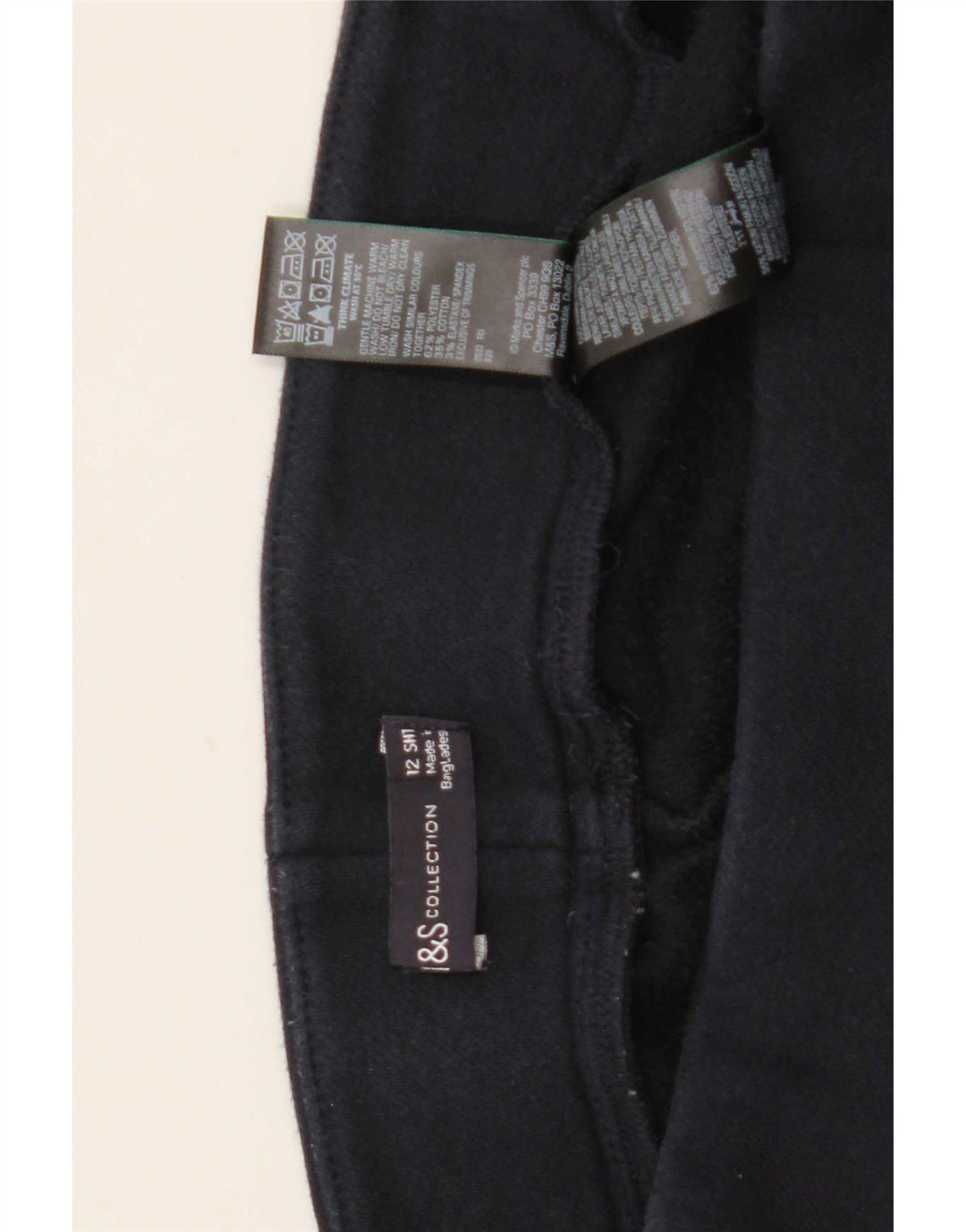 Marks & Spencer Leggings para mujer UK 40 Mediano Azul marino Poliéster