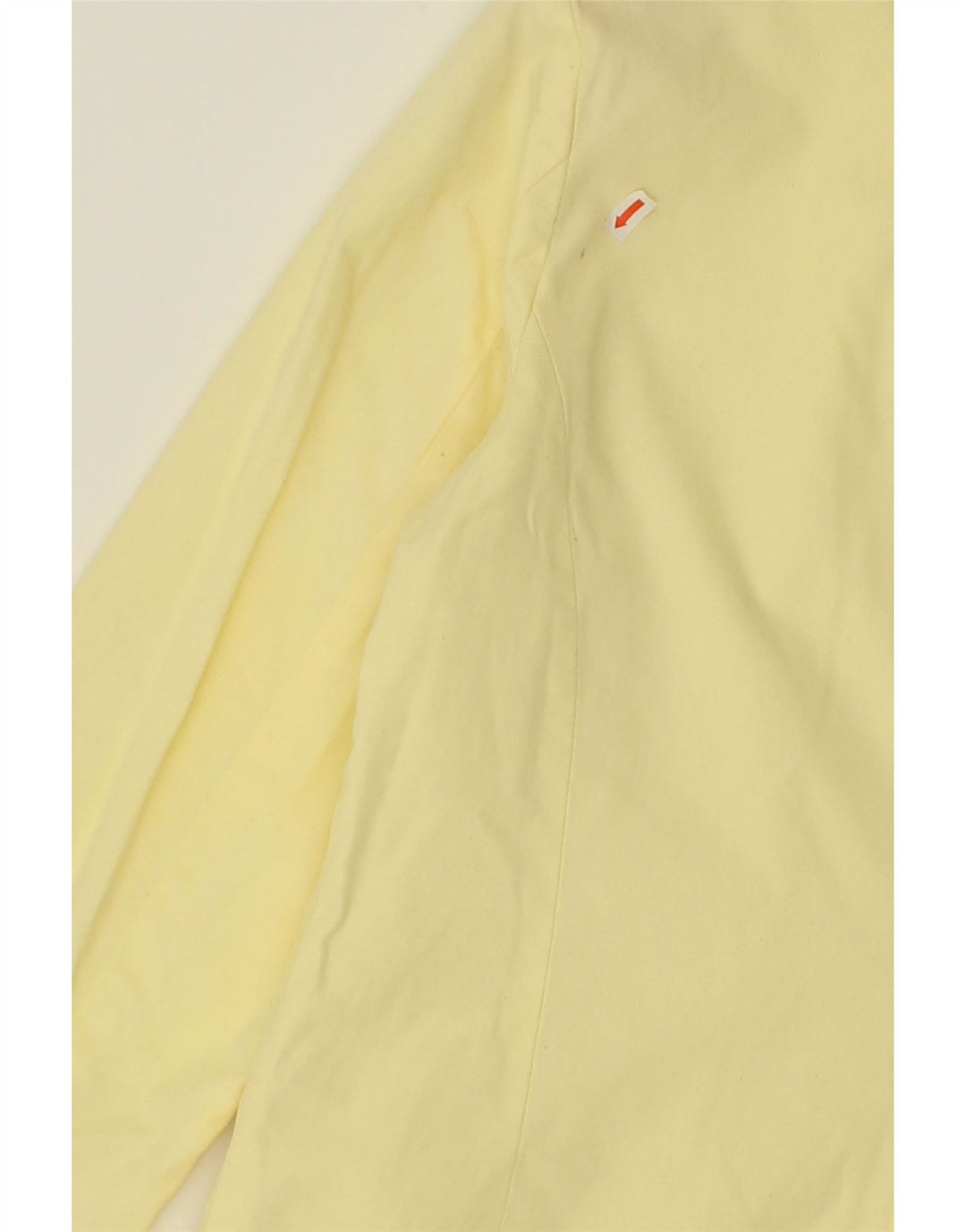 VINTAGE Womens Overcoat UK 12 Medium Yellow Cotton Vintage Vintage and Second-Hand Vintage from Messina Hembry 