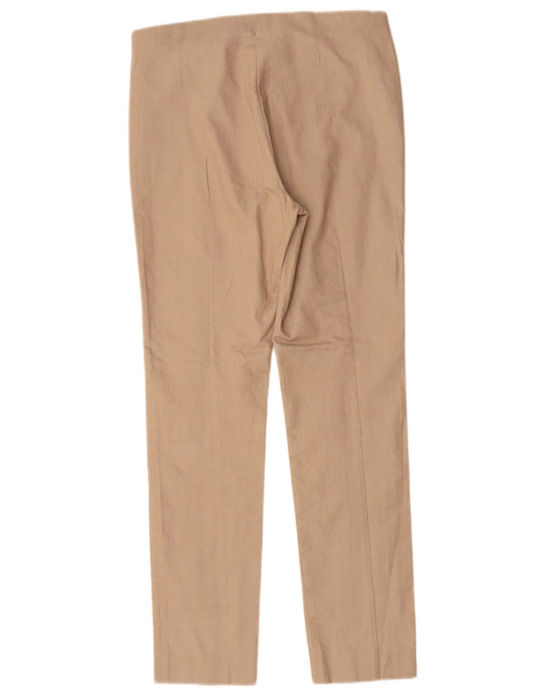 Cos Pantalones casuales delgados para mujer EU 36 Small W28 L27 Algodón beige
