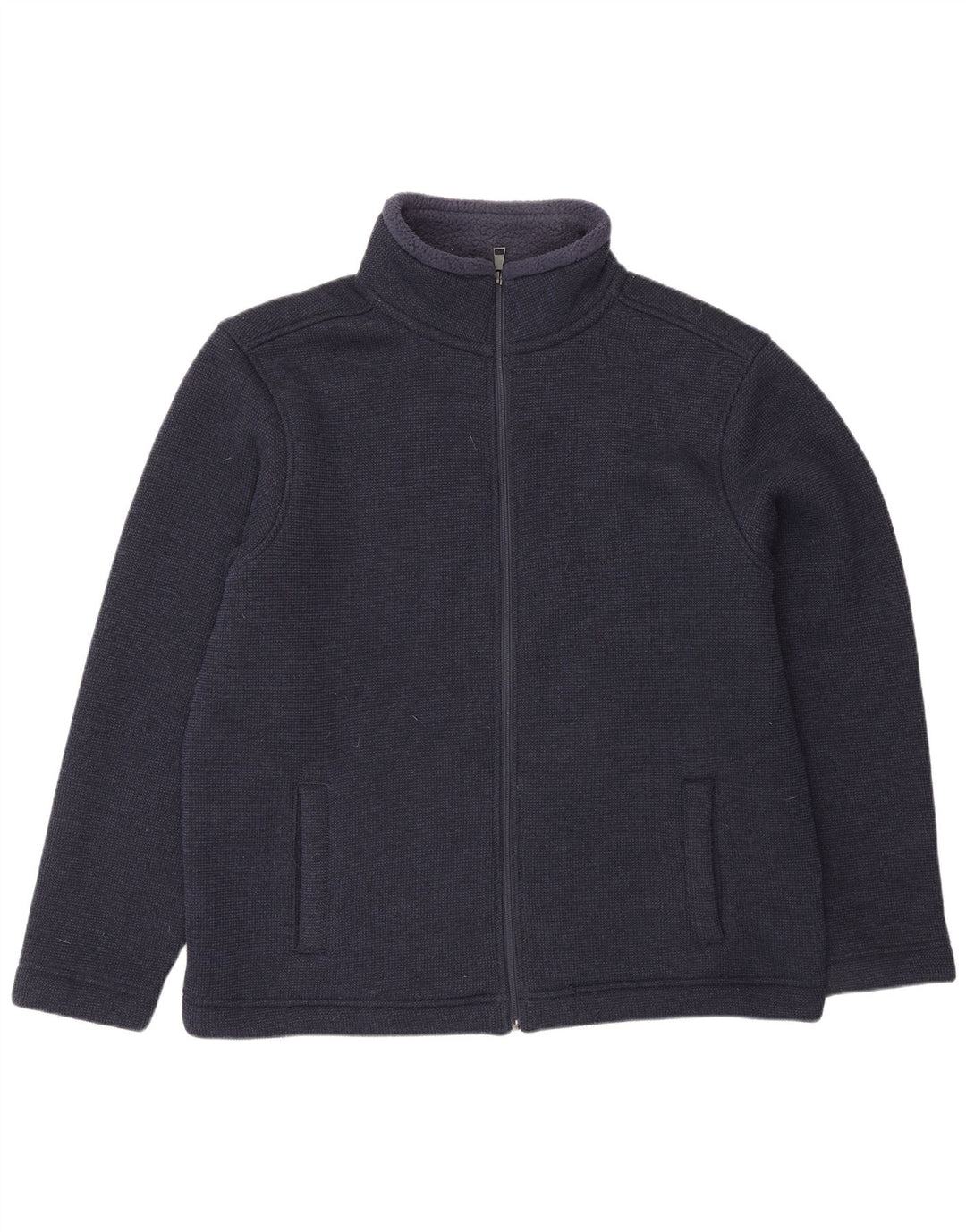 Marks & Spencer Chaqueta Bomber para Hombre UK 42 XL Poliéster Azul Marino