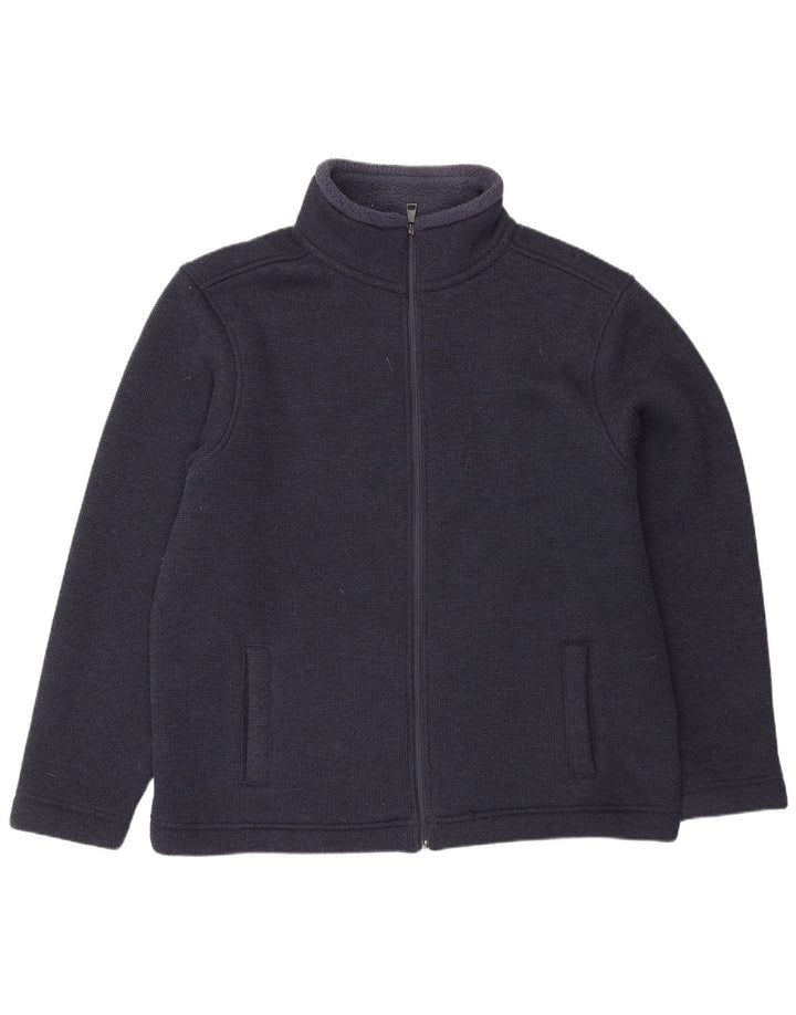 Marks & Spencer Chaqueta Bomber para Hombre UK 42 XL Poliéster Azul Marino