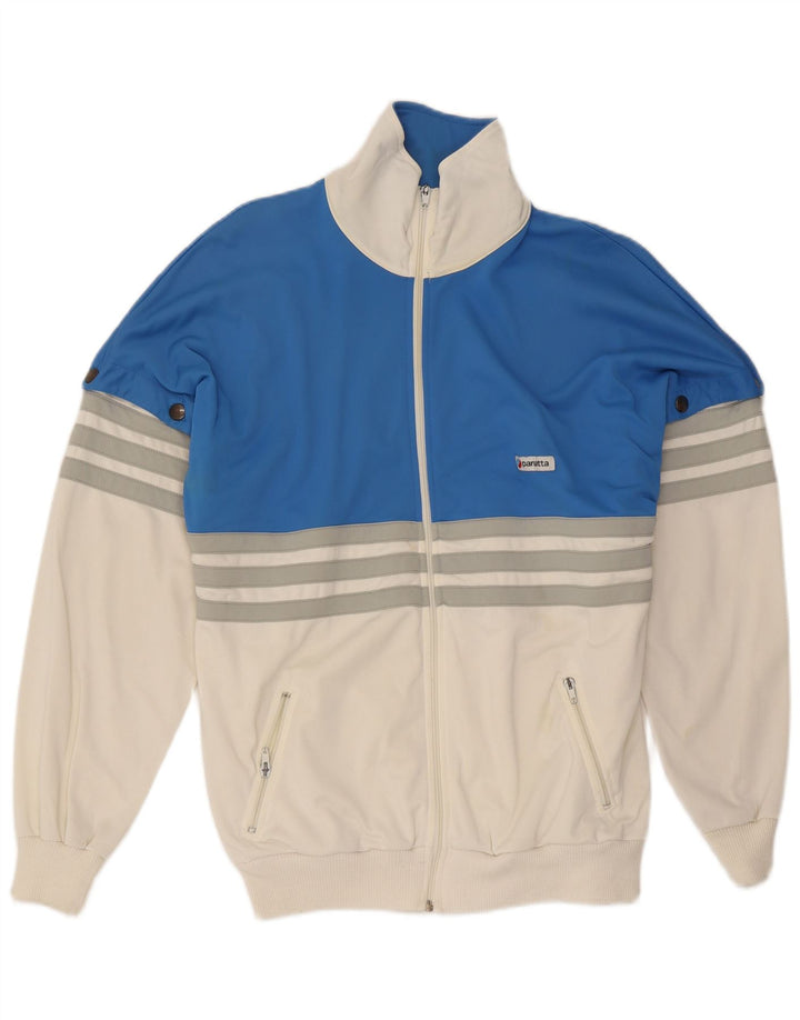 panatta Hombre Chándal Top Chaqueta IT 54 XL Azul Colorblock Poliamida