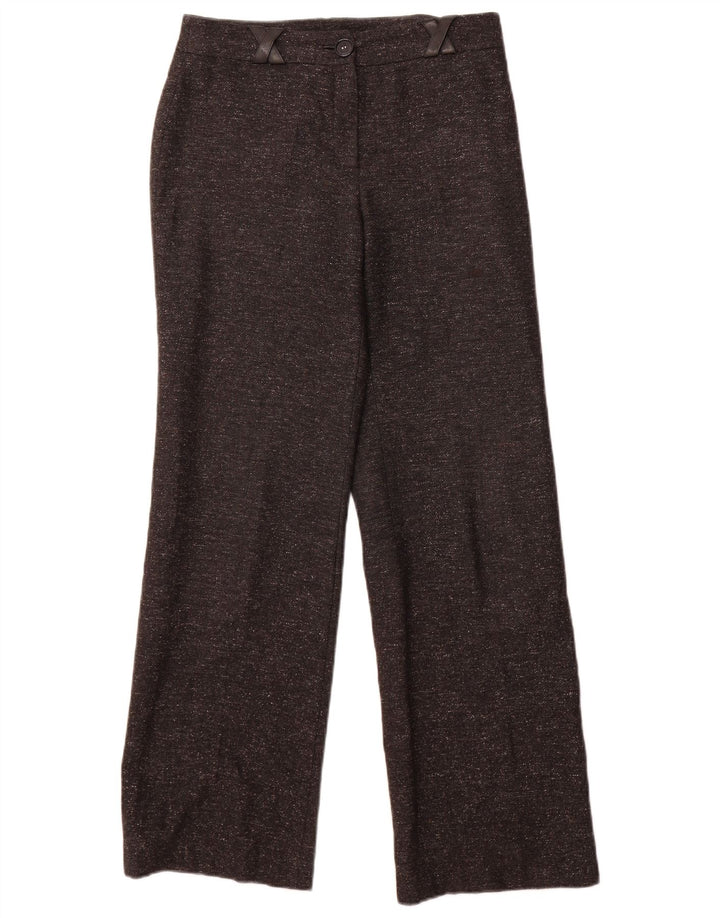 Jaeger Pantalones Casuales De Pierna Ancha Para Mujer W30 L31 Gris Moteado