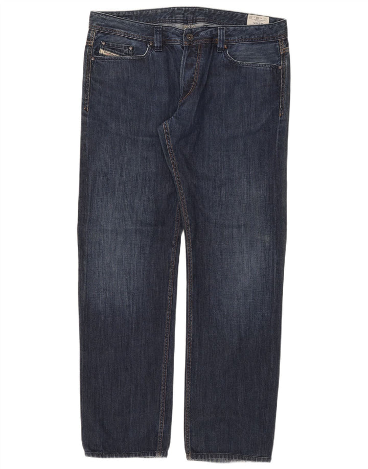 Diesel Hombre Viker Vaqueros Rectos W38 L34 Algodón Azul