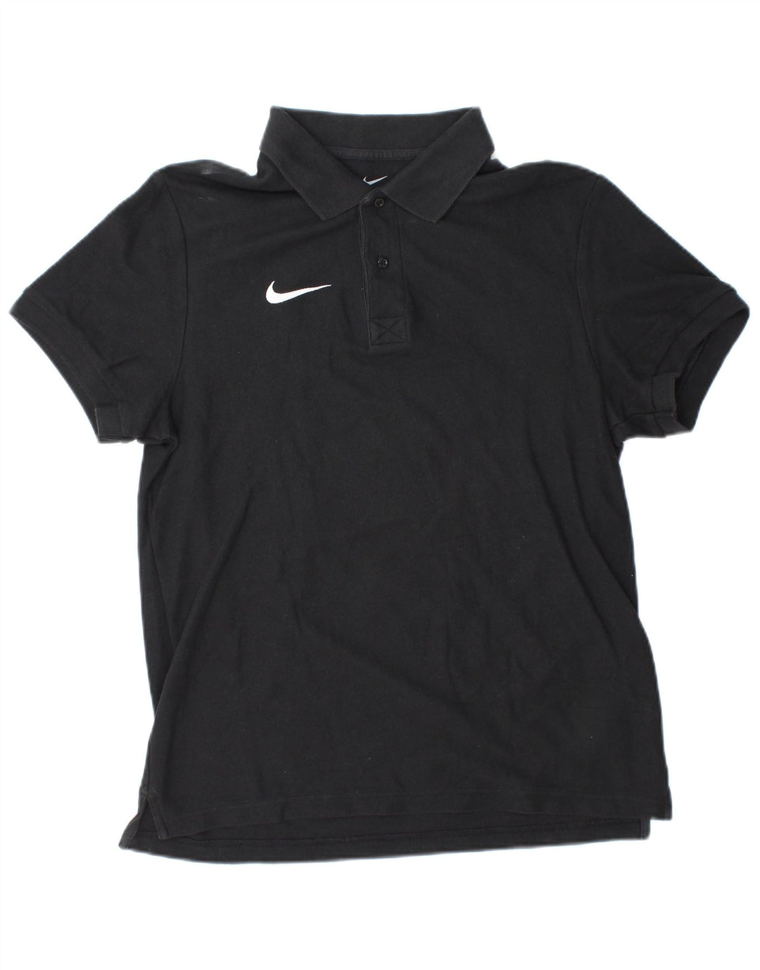 Polo NIKE Hombre Algodón Negro Mediano