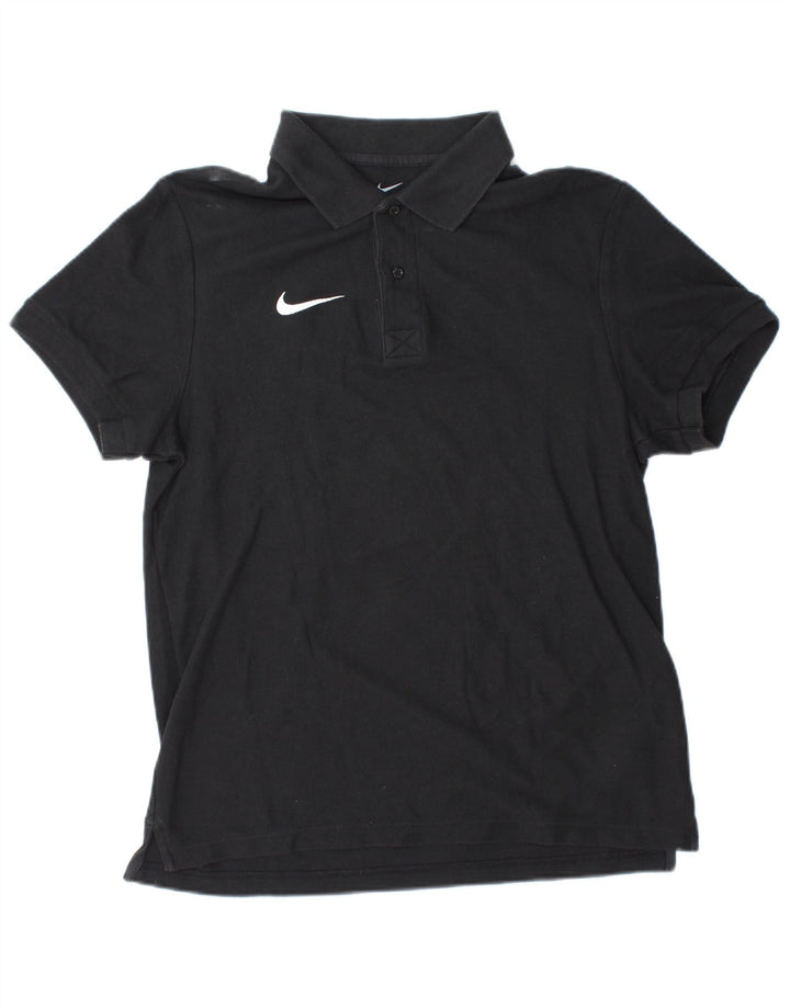Polo NIKE Hombre Algodón Negro Mediano