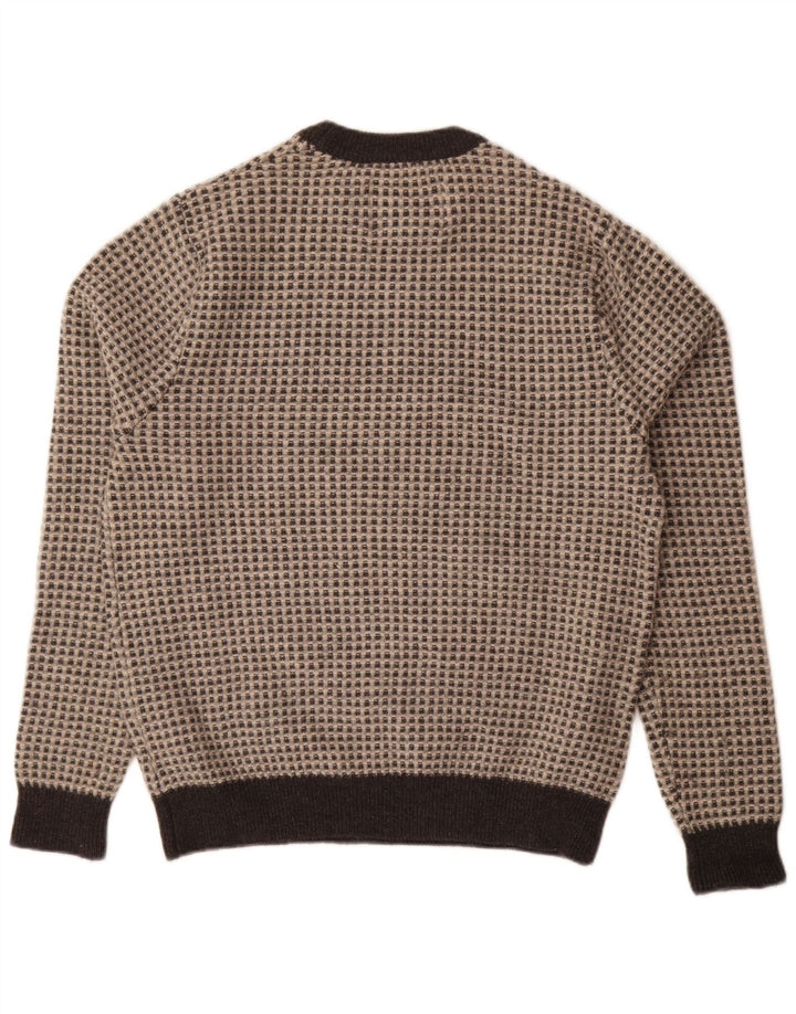 Jack Wills Jersey De Cuello Redondo Para Hombre XL Lana Moteada Gris