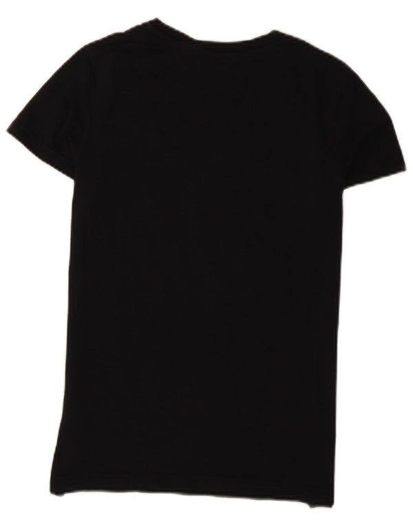 Adidas Mujer Camiseta Gráfica Top IT 42 Mediano Negro Algodón