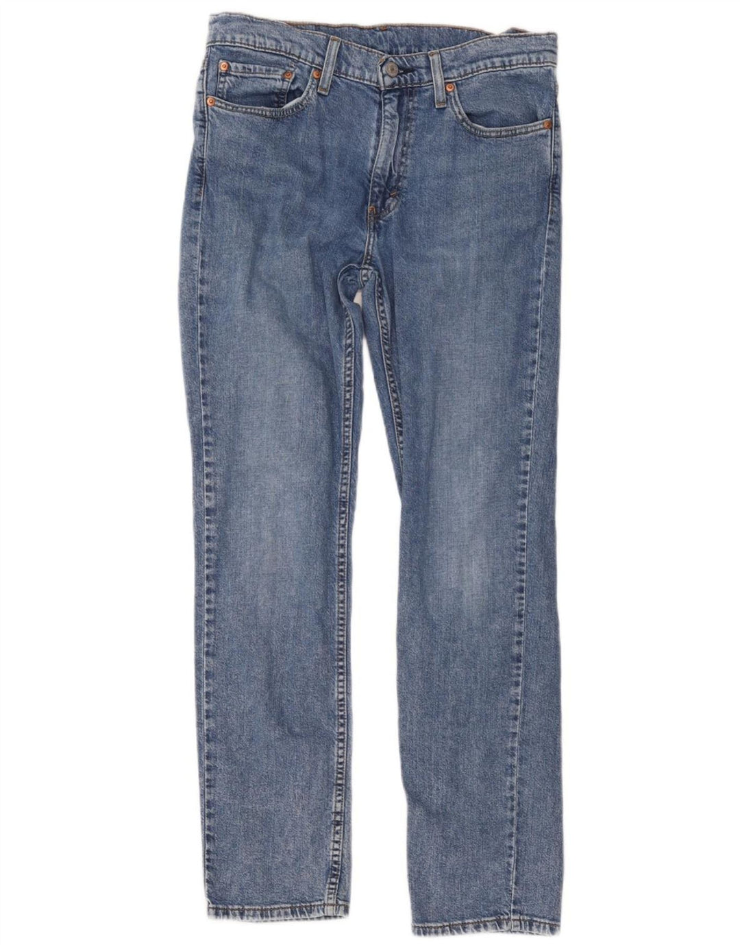 Levi's Hombre 511 Slim Jeans W32 L32 Algodón Azul
