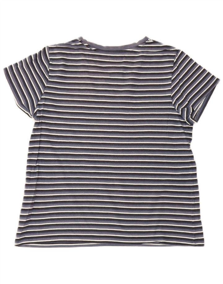 Levi's Camiseta para mujer Top UK 12 Medium Azul marino a rayas
