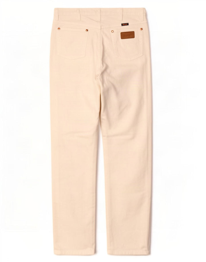 Vaqueros Wrangler Mujer Rectos W35 L30 Algodón Blanco