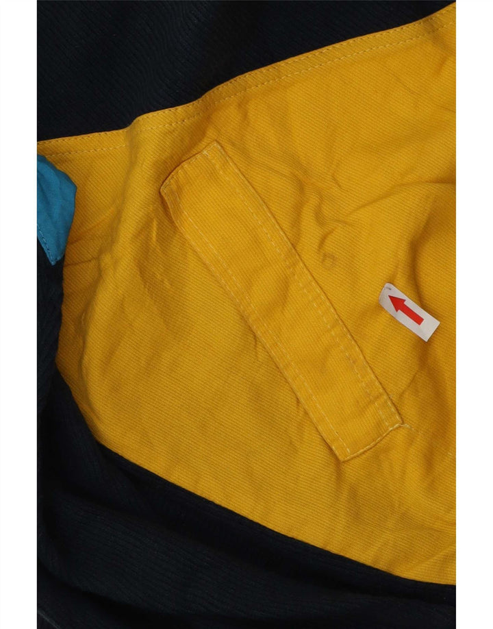 Peter Brown - Cárdigan para hombre IT 48 Medium Azul marino Colorblock Algodón