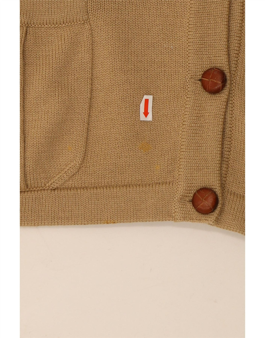 LUISA SPAGNOLI Suéter cárdigan para mujer Reino Unido 14 Lana beige grande