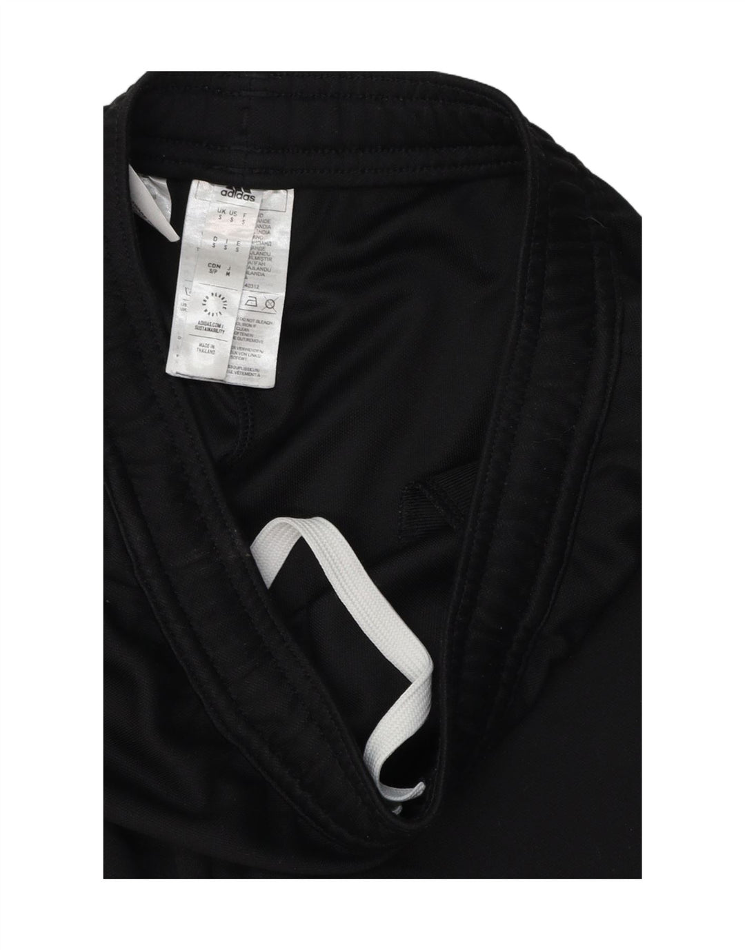 Adidas Pantalones De Chándal Para Hombre Pequeños Negro Poliéster