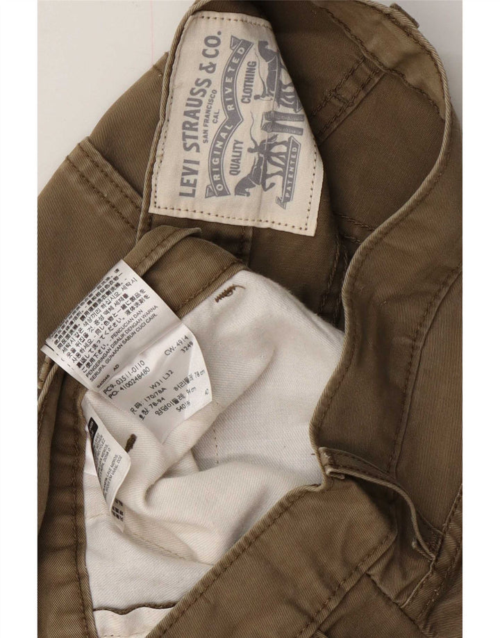 Pantalones cortos chinos Levi's para hombre W31 Algodón caqui medio