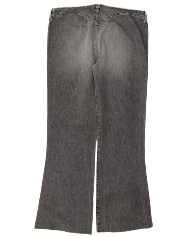 Vaqueros Acampanados Diesel Mujer W26 L27 Algodón Gris