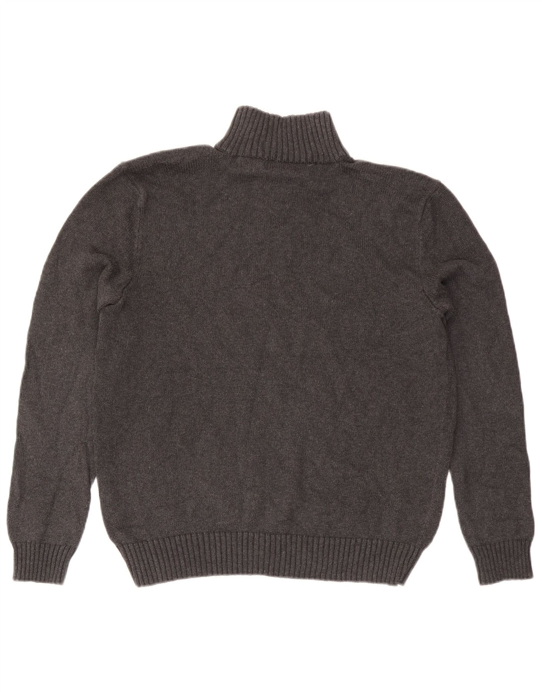 Polo Ralph Lauren - Jersey con cuello y cremallera para hombre, algodón gris medio