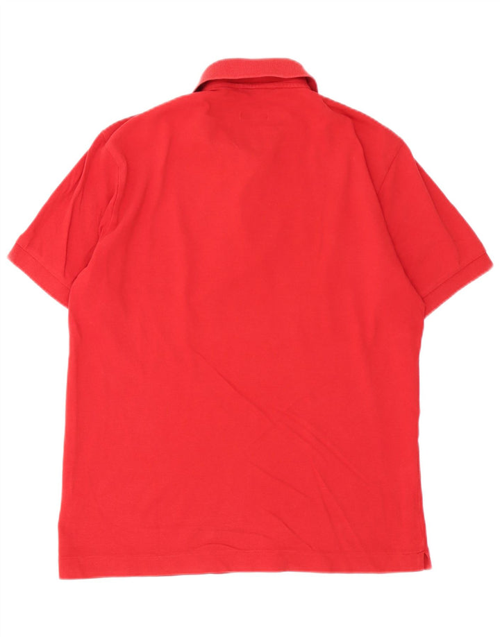 Polo Gas Hombre Algodón Rojo Medio