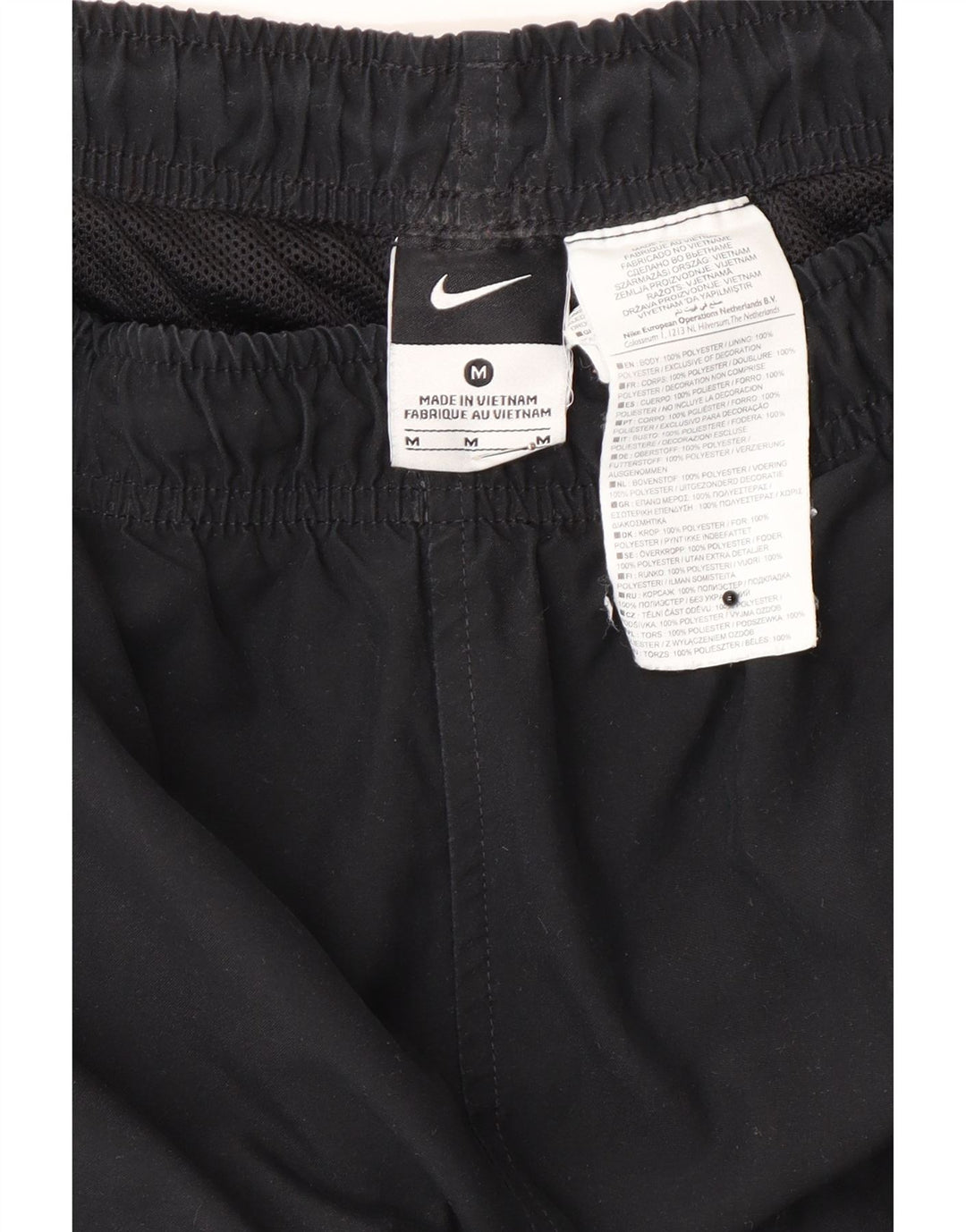 Pantalón De Chándal Nike Hombre Negro Mediano Poliéster Color Block