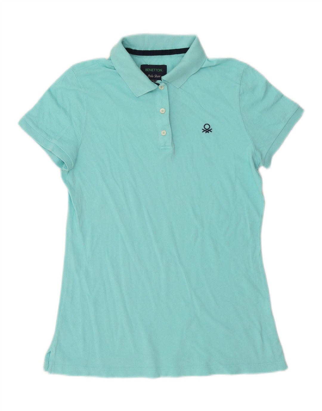 Polo Benetton Mujer UK 46 Grande Turquesa