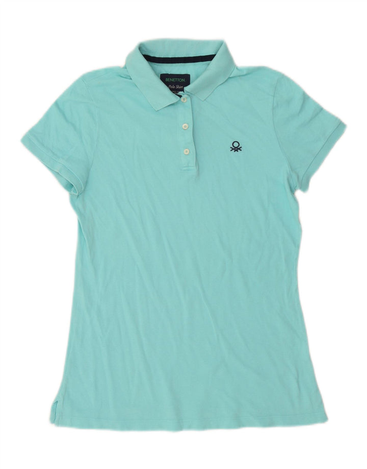 Polo Benetton Mujer UK 46 Grande Turquesa