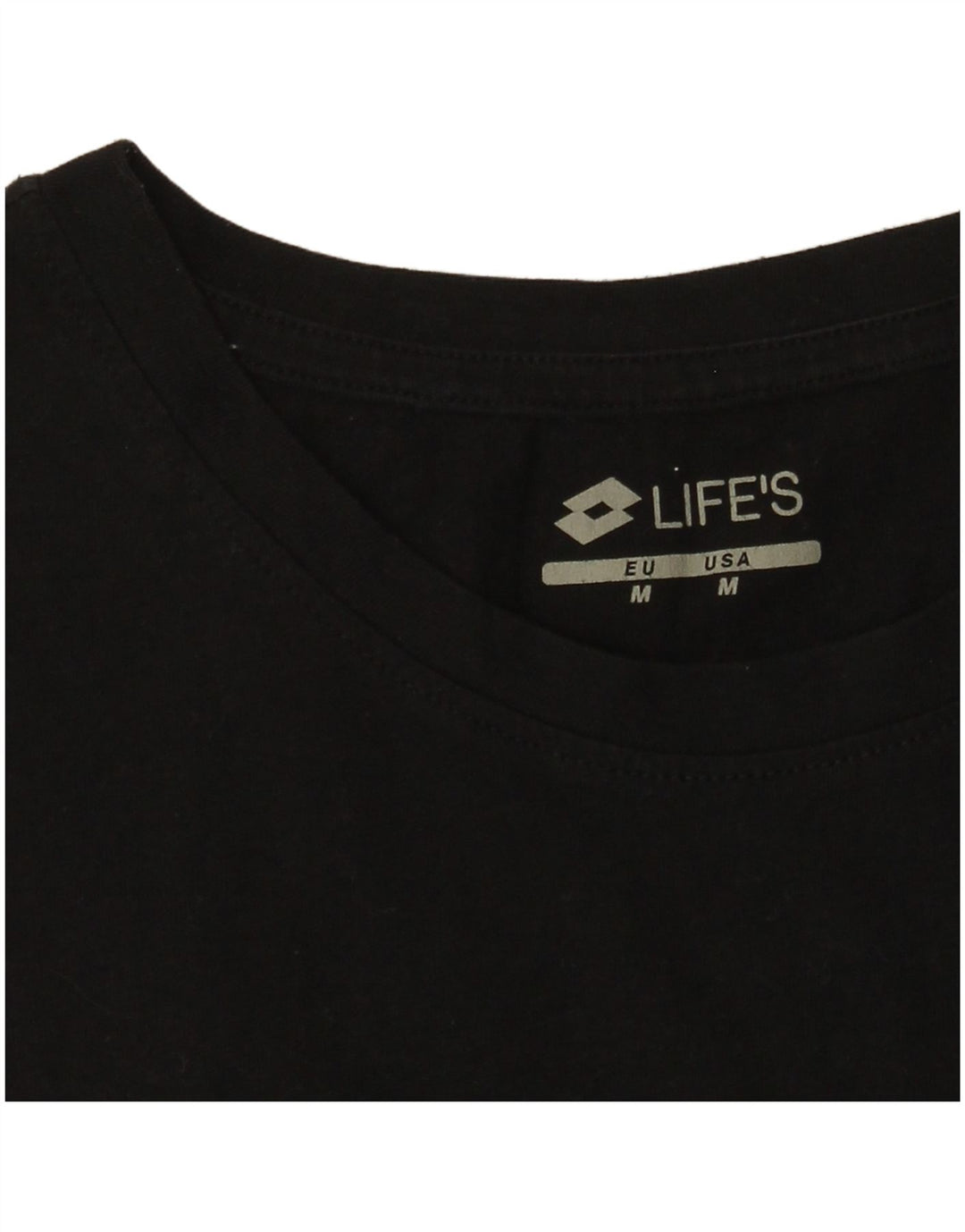 Camiseta Lotto Hombre Top Medium Negro