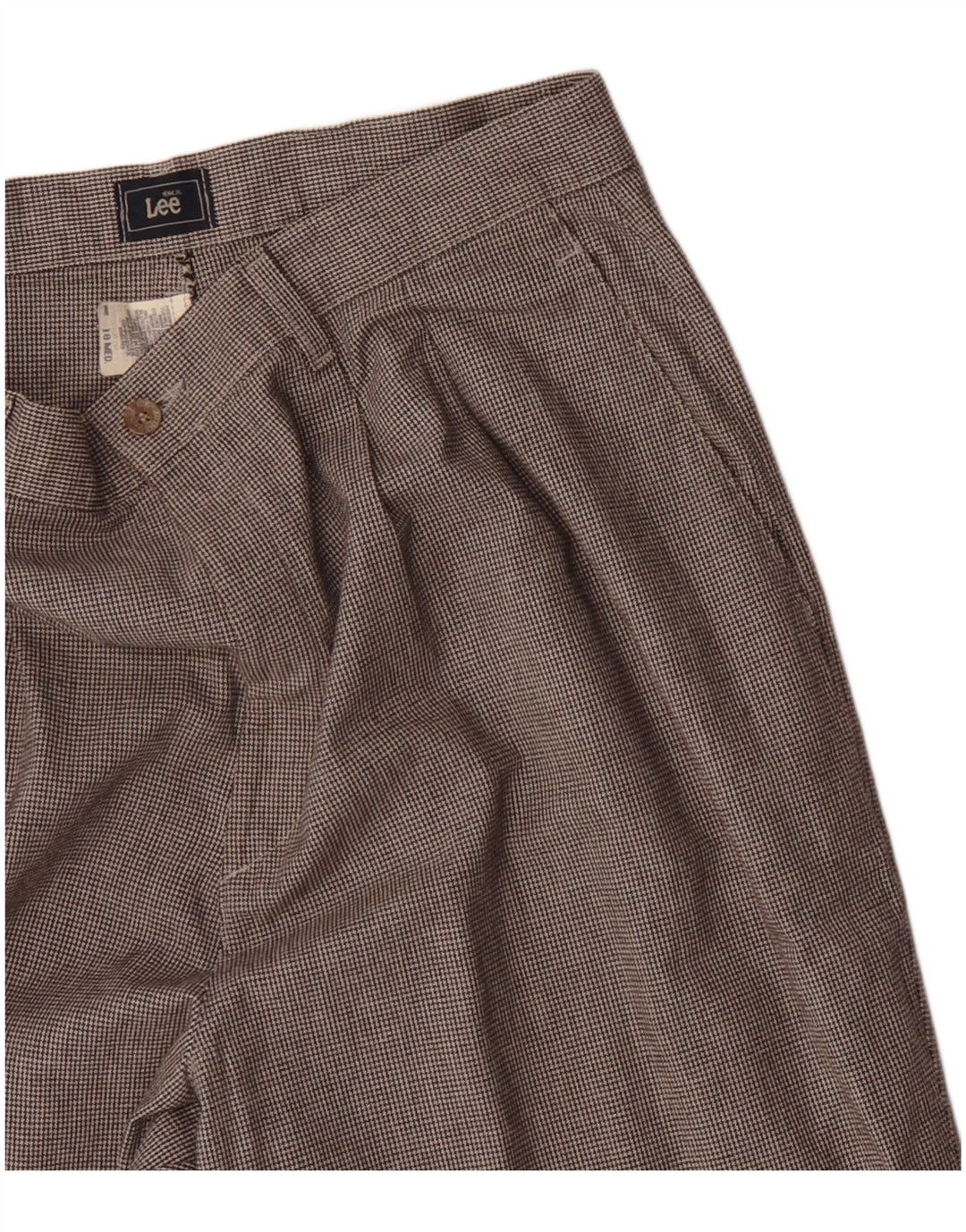LEE Pantalones Chinos Pegged para Mujer US 18 2XL W36 L28 Marrón Pata de Gallo