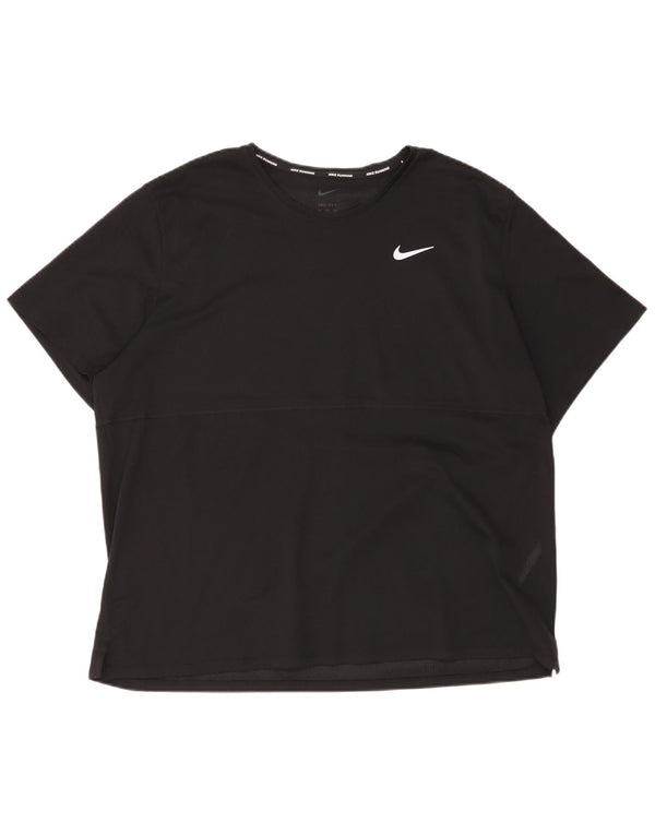 Nike Camiseta Dri Fit para hombre Top 2XL Poliéster negro