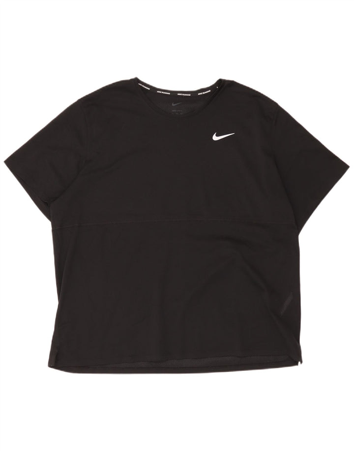 Nike Camiseta Dri Fit para hombre Top 2XL Poliéster negro