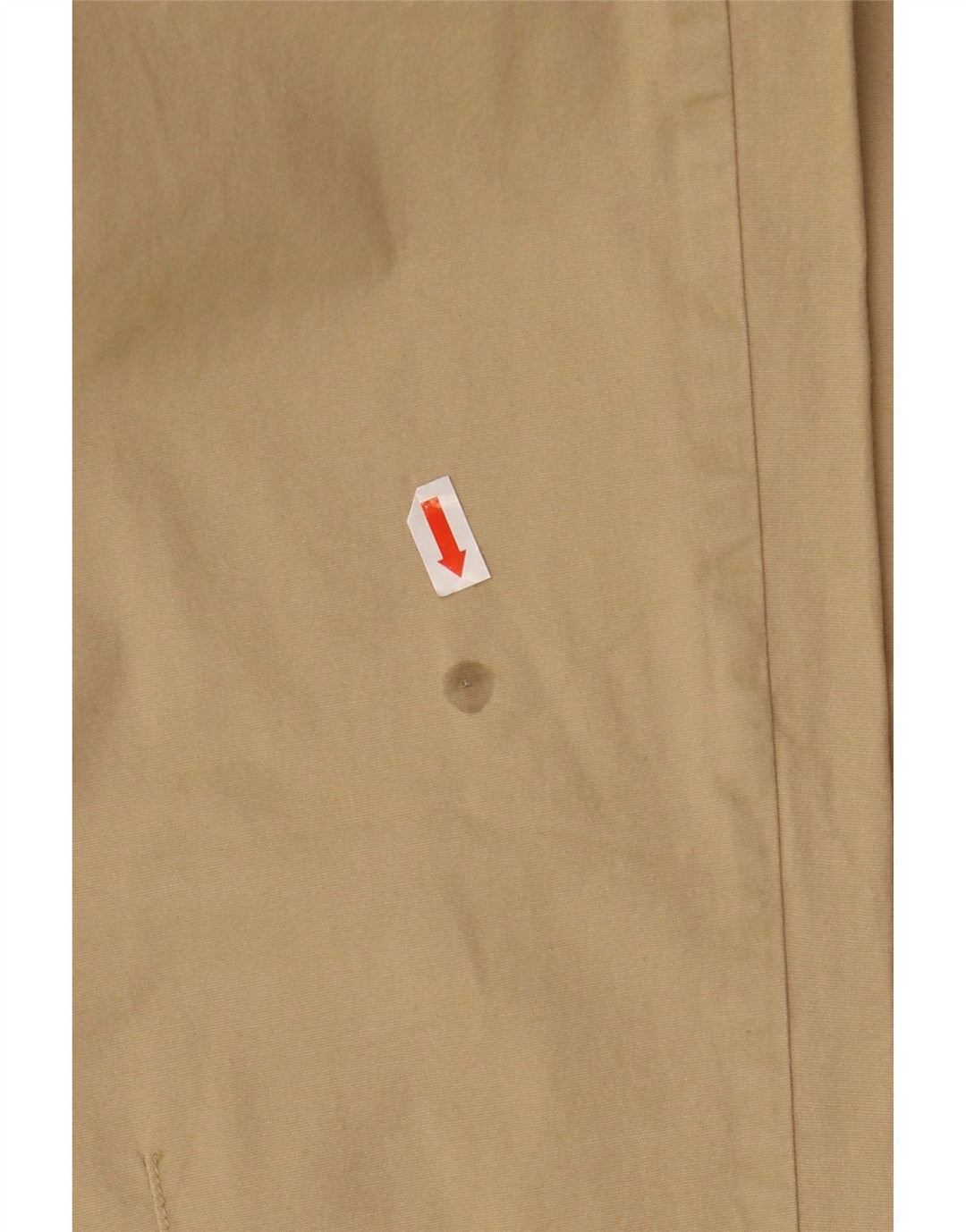ZARA Mujer Pantalones Cortos Cónicos De Cintura Alta Grande W30 L24 Beige