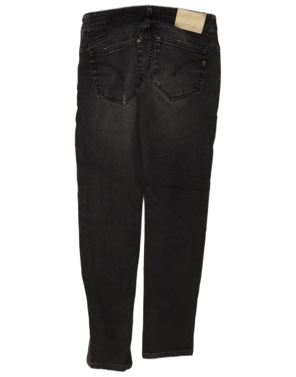 Dondup Jeans Ajustados Desgastados para Mujer W28 L31 Algodón Negro