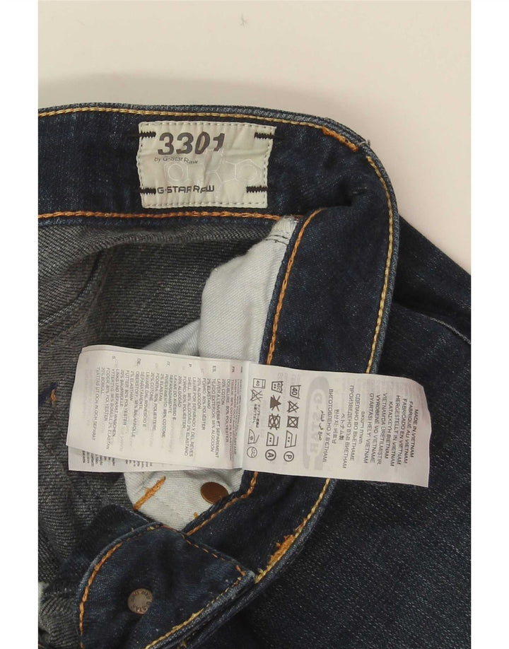Vaqueros G-Star Mujer 3301 Slim W26 L32 Algodón Azul