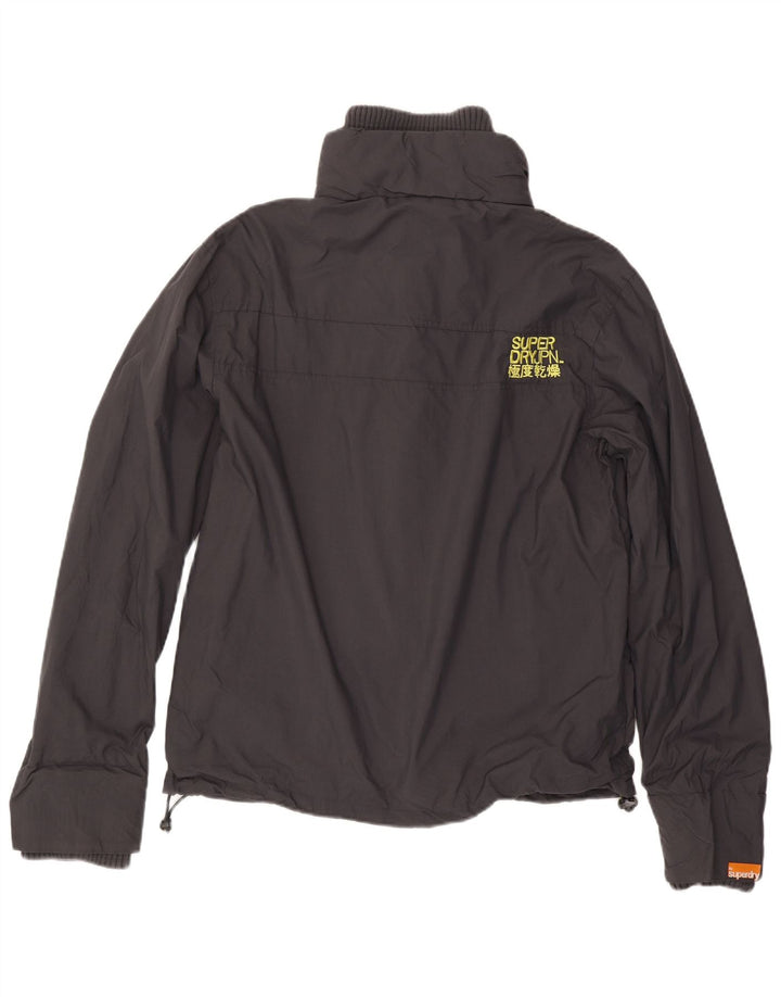 Superdry Chaqueta impermeable gráfica para hombre UK 42 XL Nylon gris