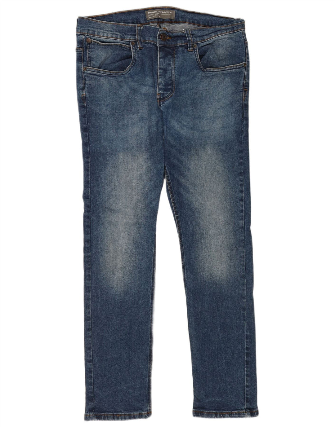 French Connection Vaqueros ajustados para hombre W36 L32 Algodón azul