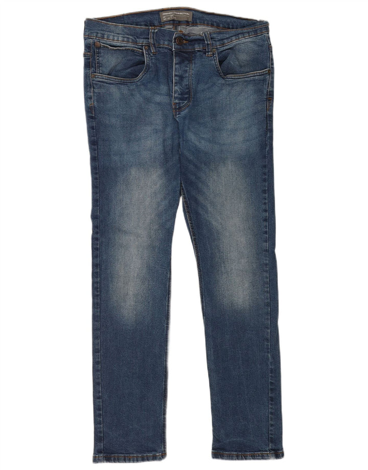 French Connection Vaqueros ajustados para hombre W36 L32 Algodón azul
