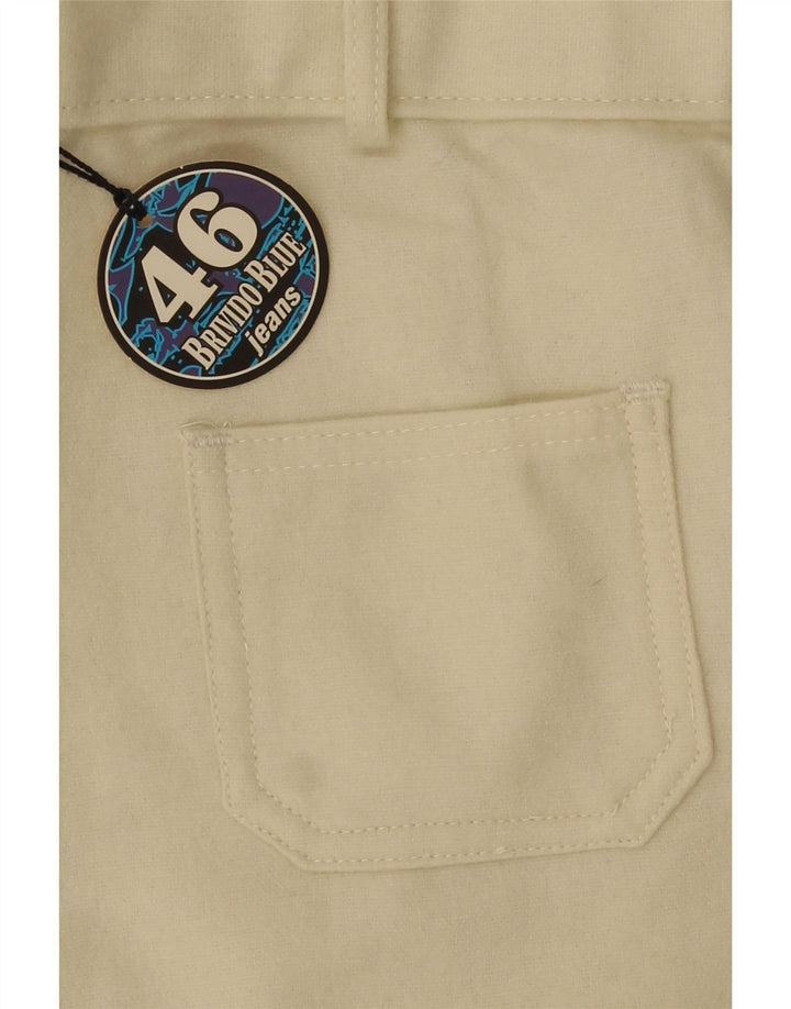 Vintage mujer Bootcut pantalones casuales grandes W30 L32 de blanco