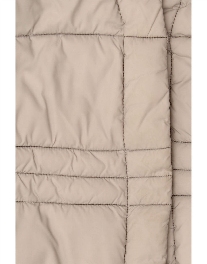 GUESS Chaqueta acolchada para mujer UK 46 Grande Poliéster beige