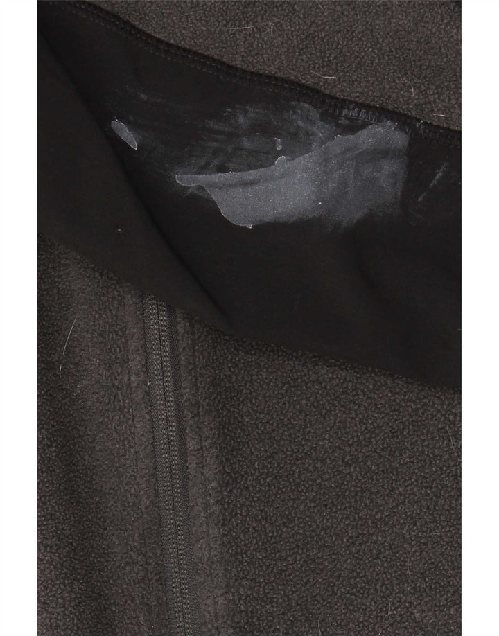 The North Face Chaqueta polar para hombre UK 40 Grande Gris Colorblock Poliéster