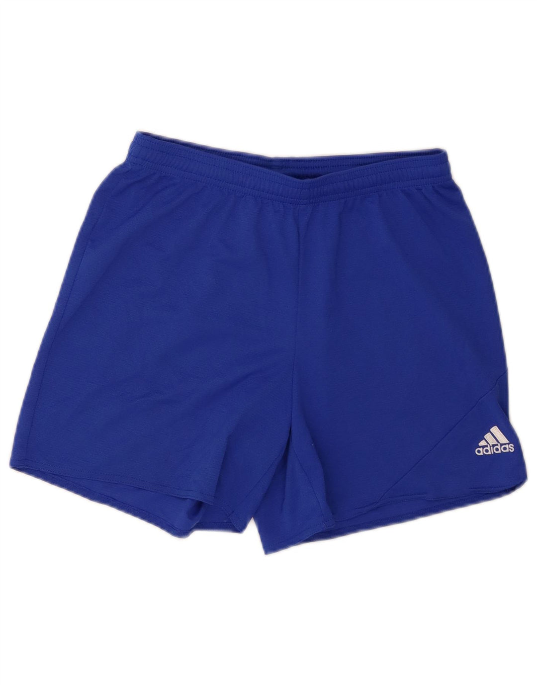 Adidas - Pantalones cortos deportivos Climalite para mujer, talla 10, poliéster azul pequeño