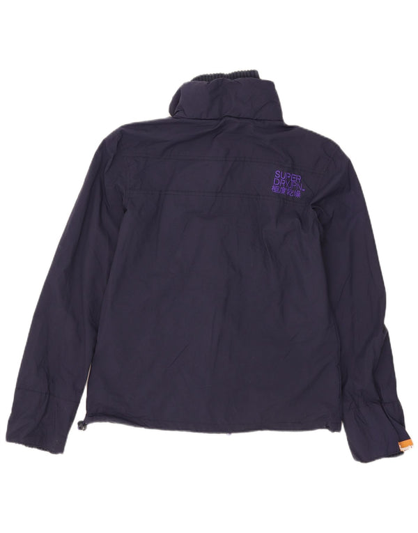Superdry Chaqueta Cortavientos The Windcheater para Mujer UK 40 Small Azul Marino