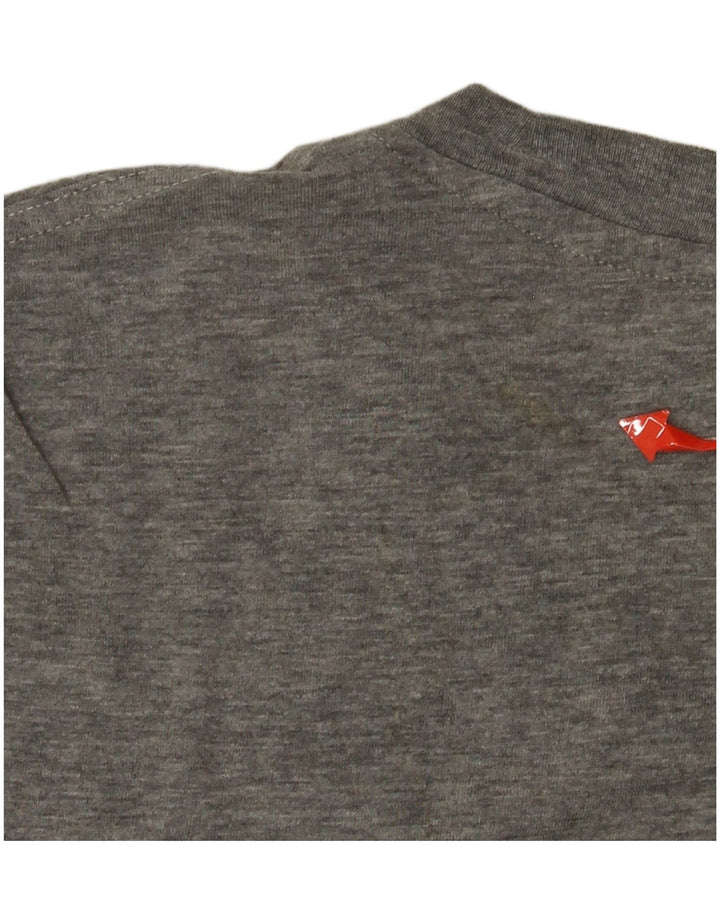 Champion Camiseta para hombre Top grande gris moteado