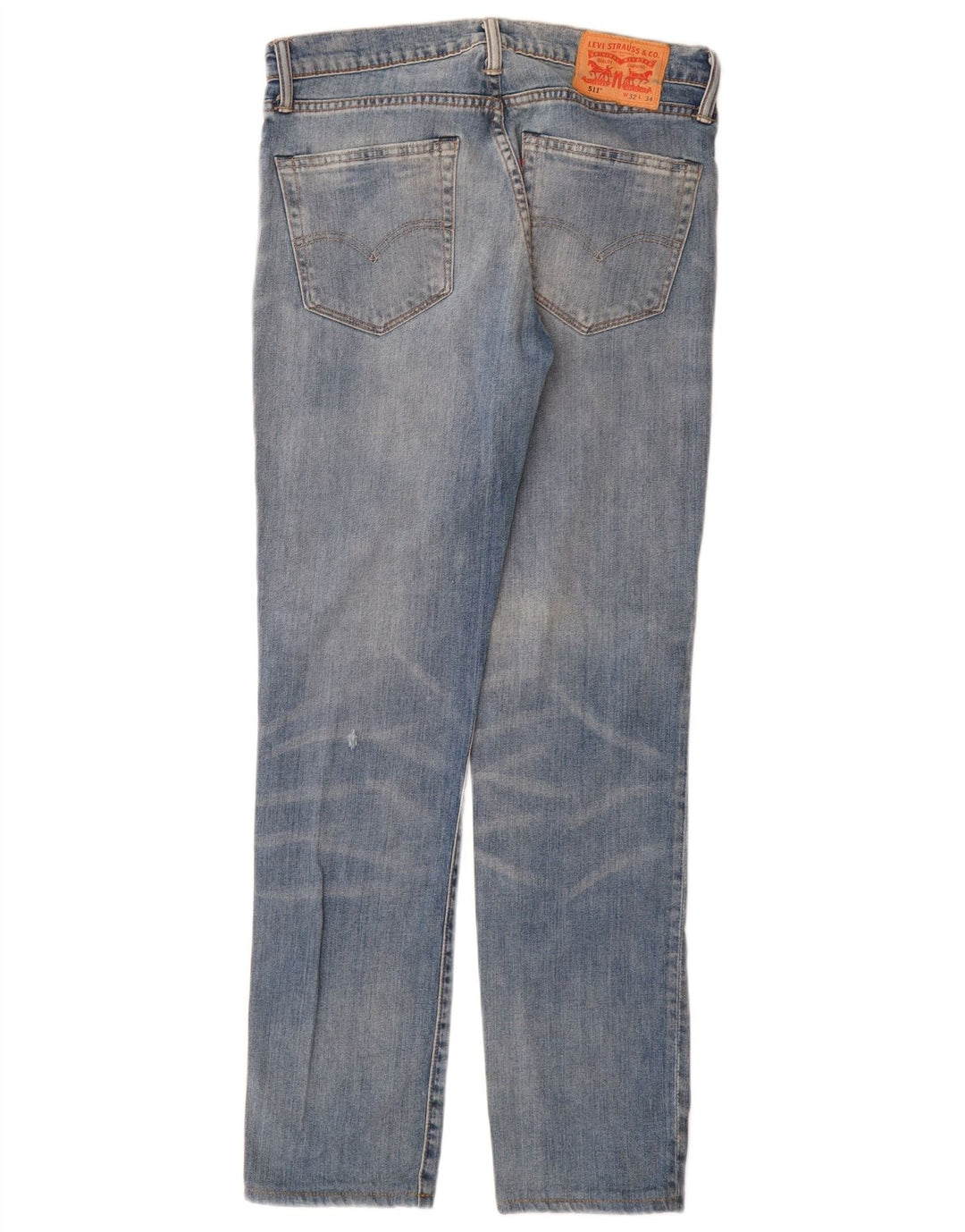 Levi's Hombre 511 Slim Jeans W32 L31 Algodón Azul