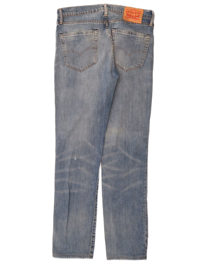 Levi's Hombre 511 Slim Jeans W32 L31 Algodón Azul