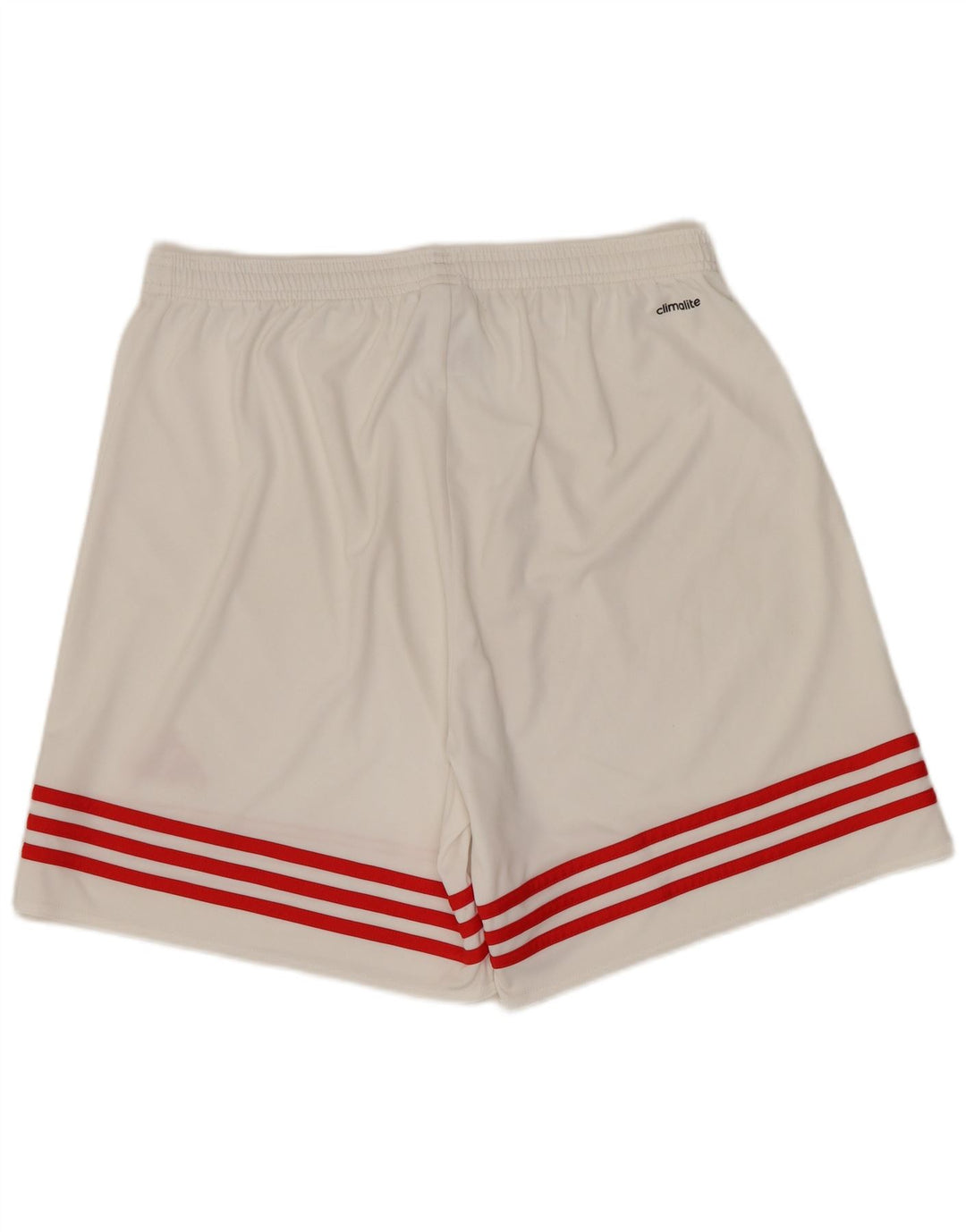 ADIDAS Pantalones cortos deportivos Climalite para hombre Poliéster blanco grande