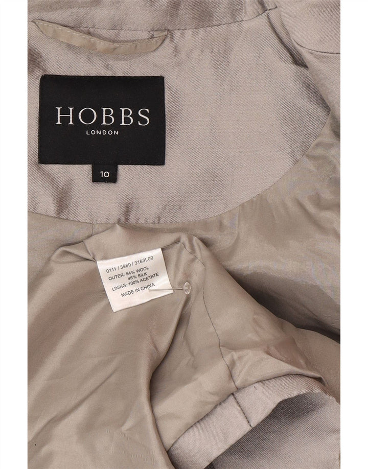 Hobbs Abrigo para mujer Reino Unido 10 Pequeño Lana Gris